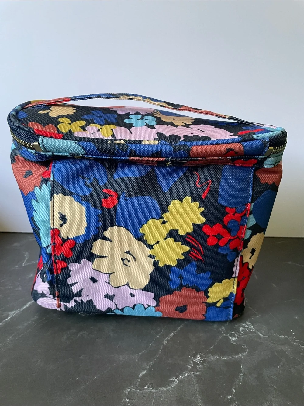 Kate Spade “Swing Flora” Insulated Soft Cooler Lunch Tote with Double Zipper